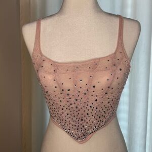 Victoria's Secret Pink Rhinestone Bra